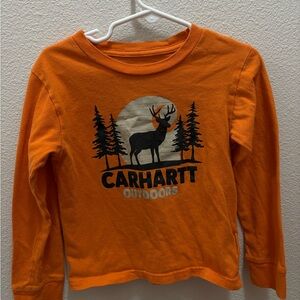 Carhartt Kids Orange Long Sleeve Shirt